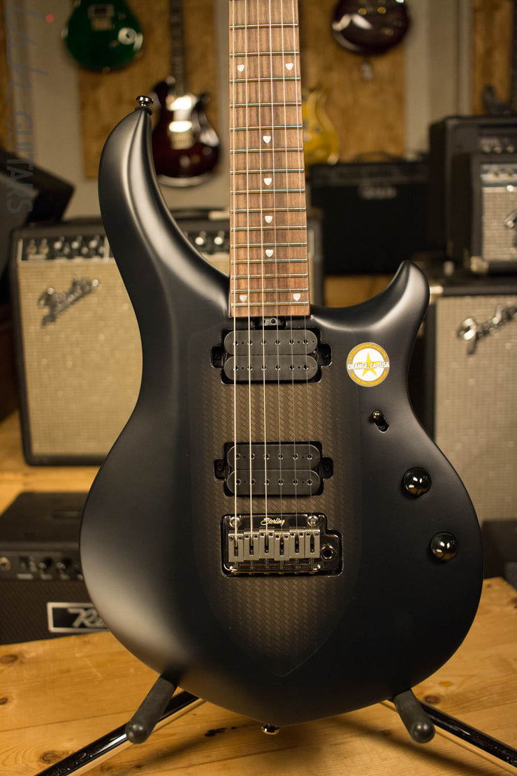 Sterling by Music Man MAJ100-ICR John Petrucci Signature Series Majesty Electric Guitar Stealth Black