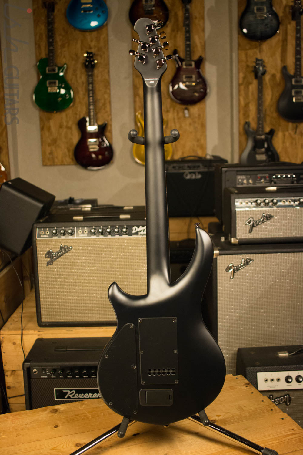 Sterling by Music Man MAJ100-ICR John Petrucci Signature Series Majesty Electric Guitar Stealth Black