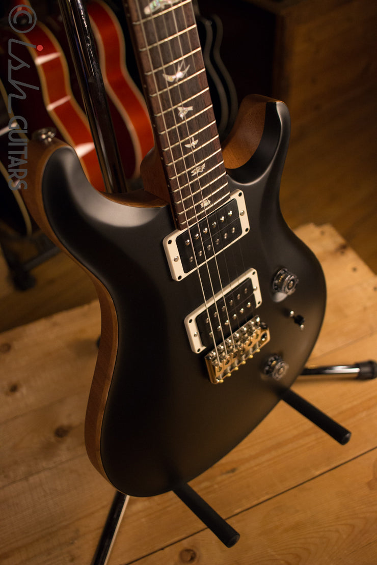 PRS Custom 24 Custom Color Matte Black Natural Back