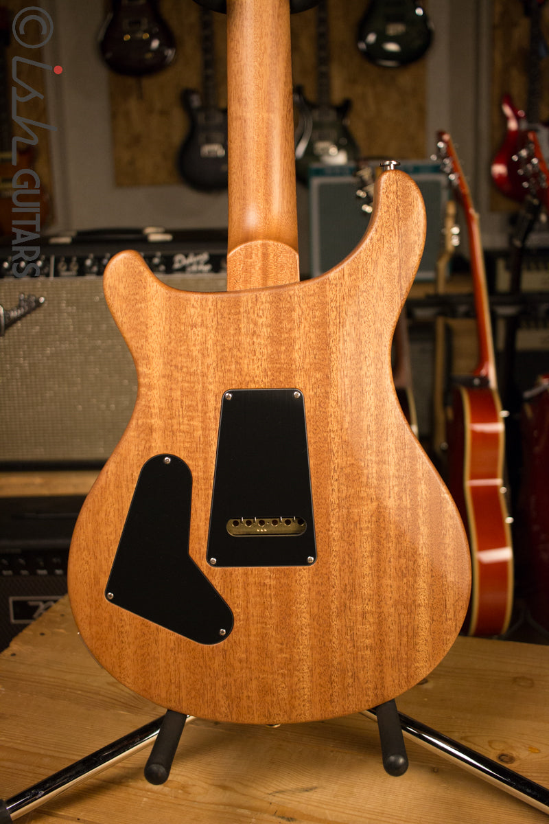 PRS Custom 24 Custom Color Matte Black Natural Back