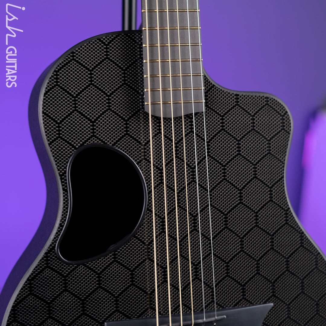 McPherson Touring Carbon Fiber Acoustic-Electric Guitar Honeycomb Top Black Hardware