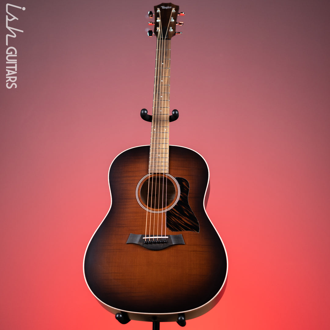 2022 Taylor American Dream AD27e Grand Pacific Flametop Woodsmoke