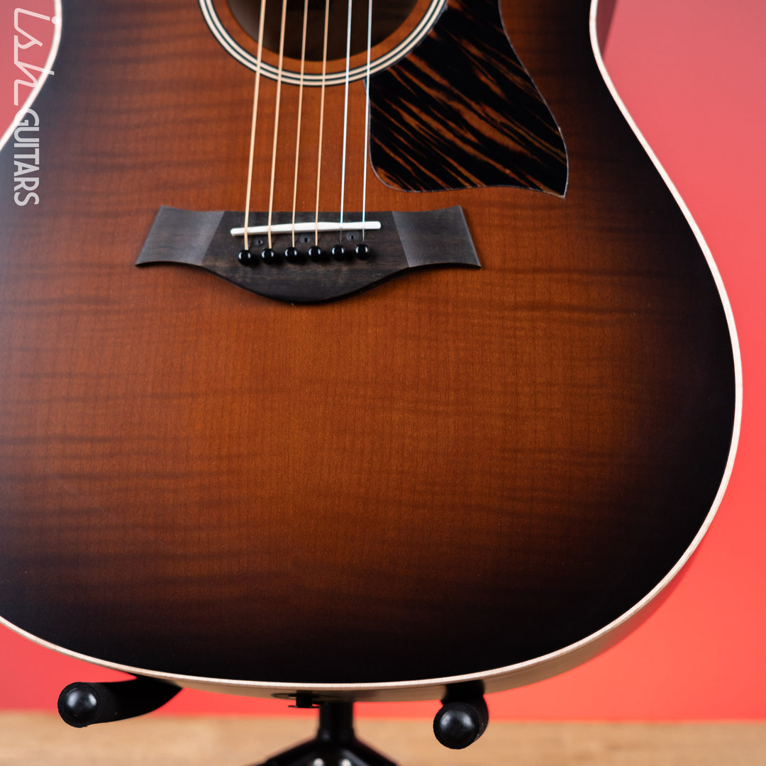 2022 Taylor American Dream AD27e Grand Pacific Flametop Woodsmoke