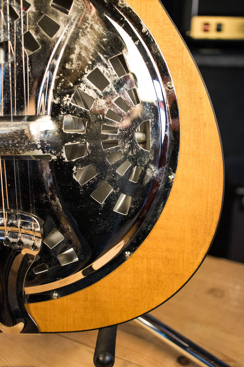 Dobro Hound Dog Deluxe Round Neck Acoustic Electric