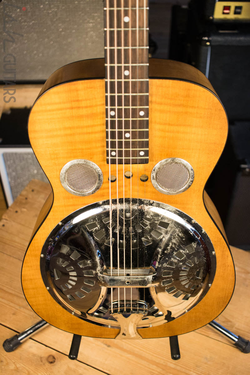 Dobro Hound Dog Deluxe Round Neck Acoustic Electric