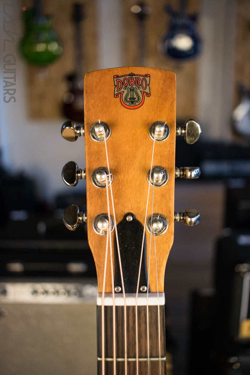 Dobro Hound Dog Deluxe Round Neck Acoustic Electric