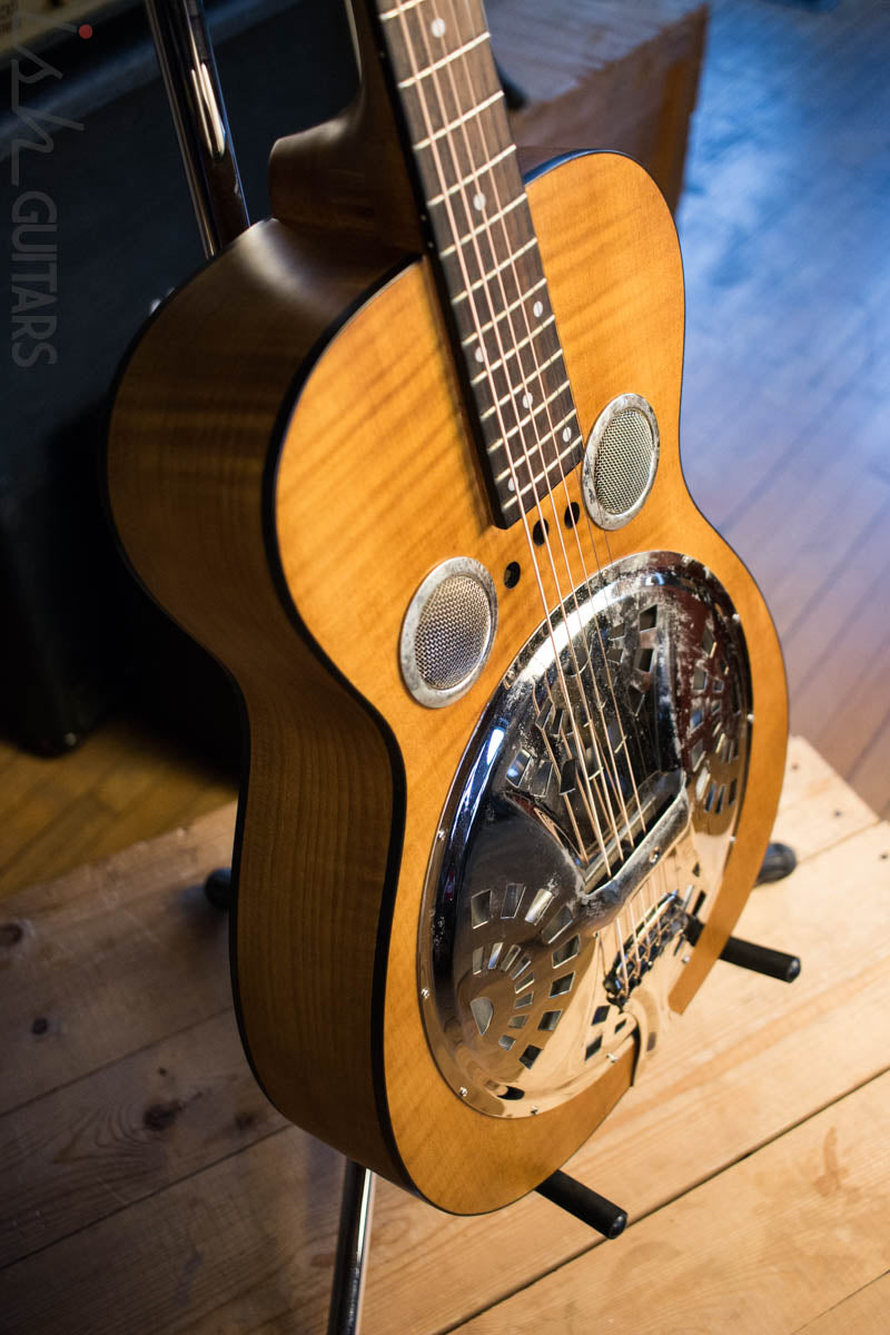 Dobro Hound Dog Deluxe Round Neck Acoustic Electric