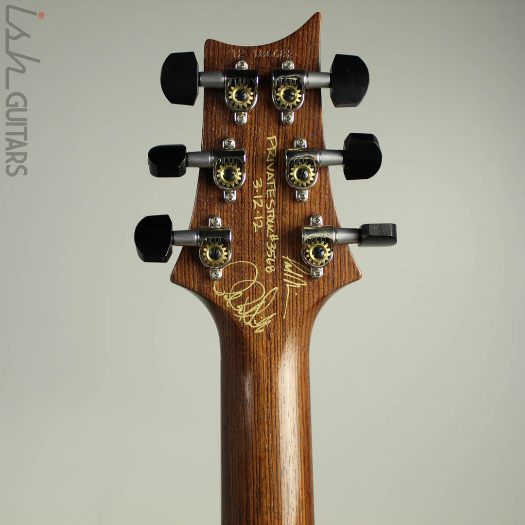 2012 PRS Private Stock McCarty Chambered Natural Smoked Burst Redwood Burl