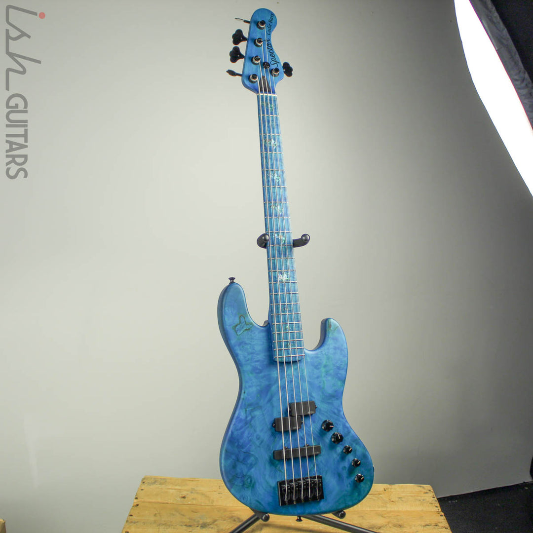 Spector Coda 5 Deluxe Ish Limited Coral Blue