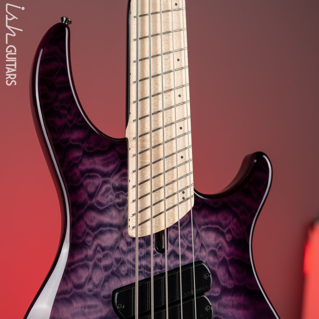 Dingwall Combustion 5-String Bass Ultraviolet Demo