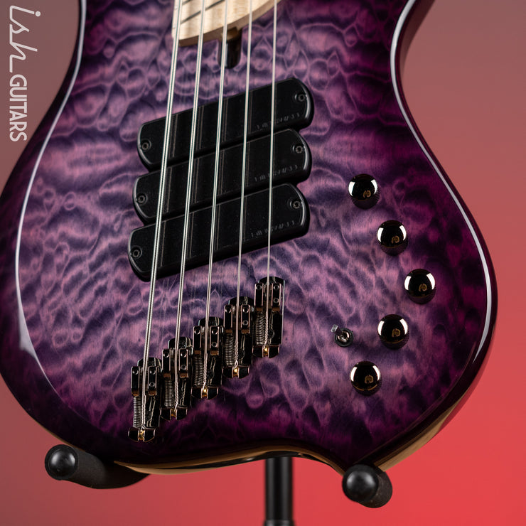 Dingwall Combustion 5-String Bass Ultraviolet Demo