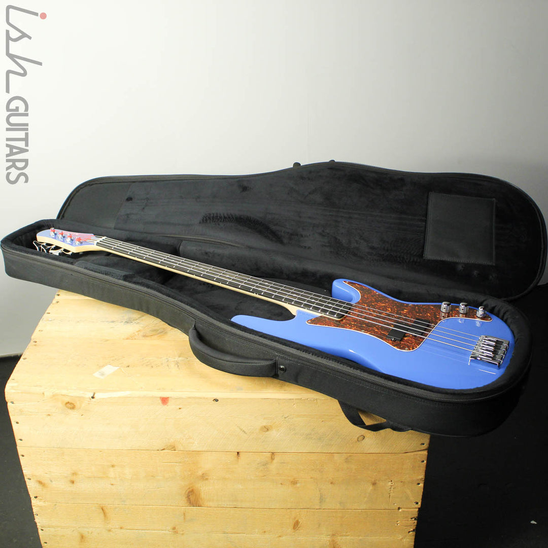 Kiesel Carvin PB4 4-String Bolt-on Bright Blue Bass