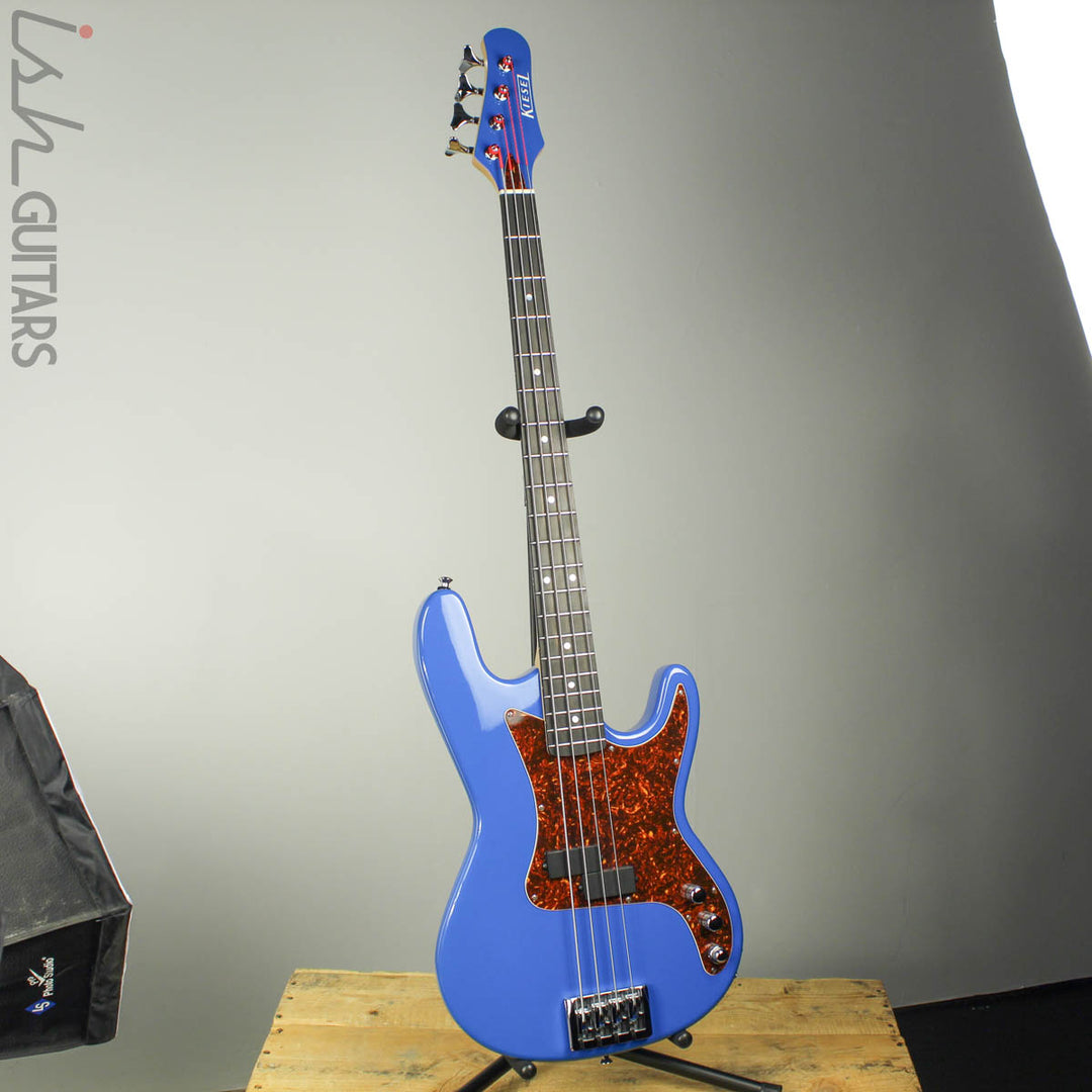 Kiesel Carvin PB4 4-String Bolt-on Bright Blue Bass