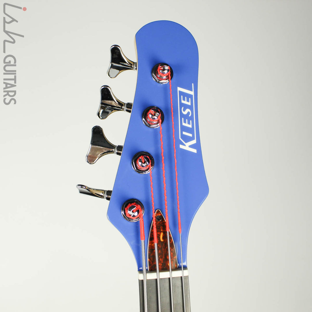 Kiesel Carvin PB4 4-String Bolt-on Bright Blue Bass