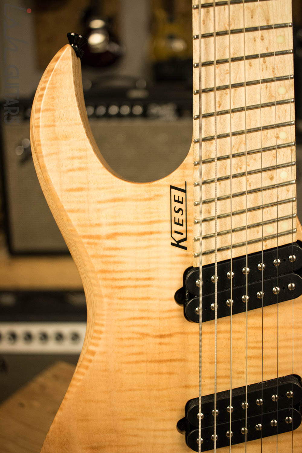 2017 Kiesel Vader VM7 Flame Top – Ish Guitars