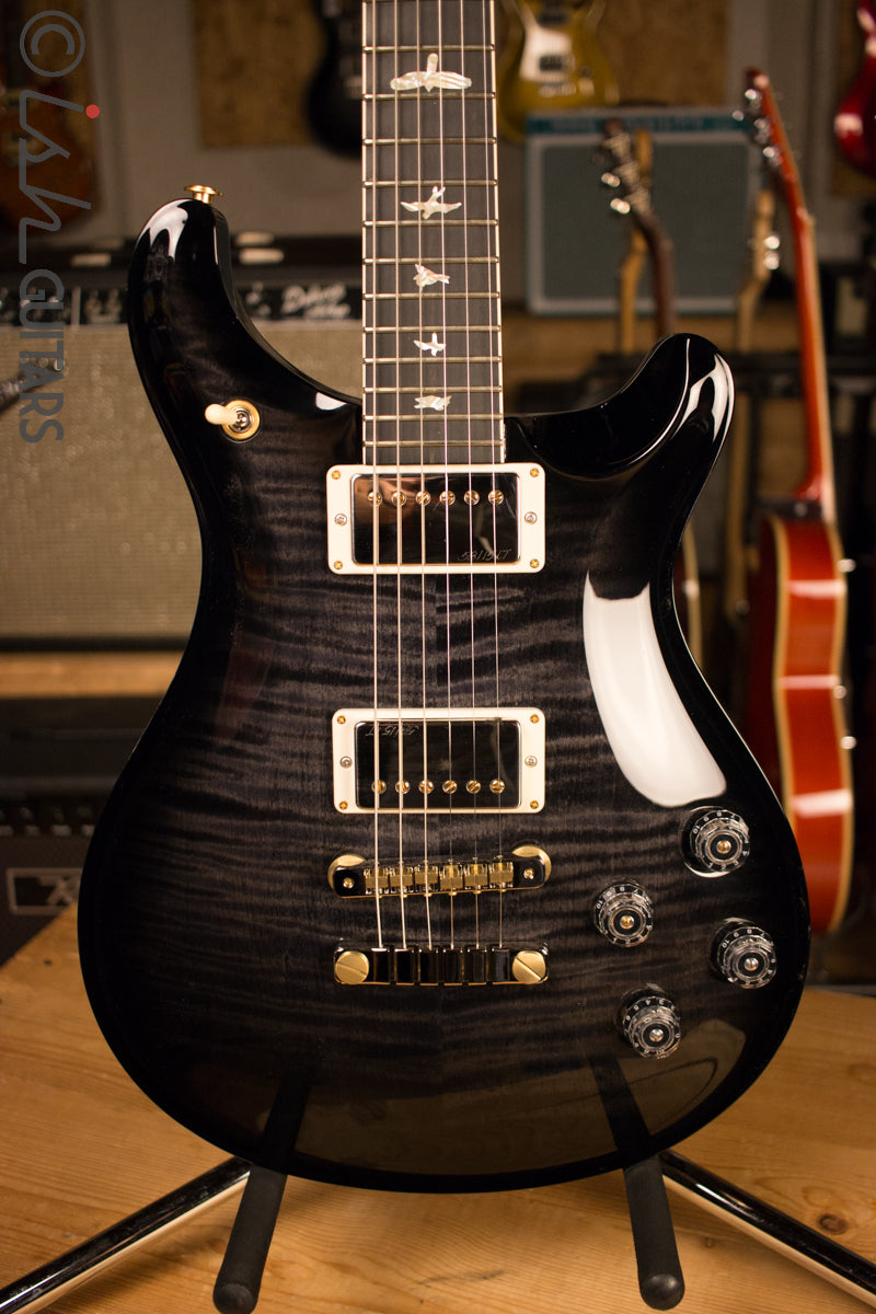 2017 Paul Reed Smith PRS McCarty 594 10 Top Custom Color Solid Rosewood Neck Gray Black Smokewrap Burst