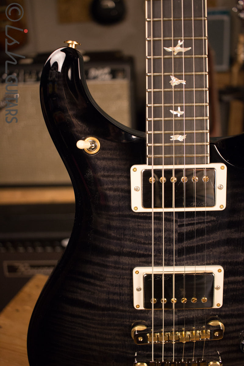 2017 Paul Reed Smith PRS McCarty 594 10 Top Custom Color Solid Rosewood Neck Gray Black Smokewrap Burst