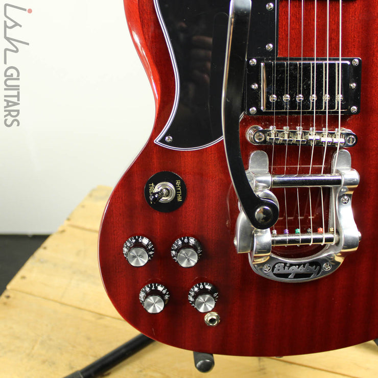 2014 Epiphone G-400 SG Pro Left Handed Cherry w/ Bigsby