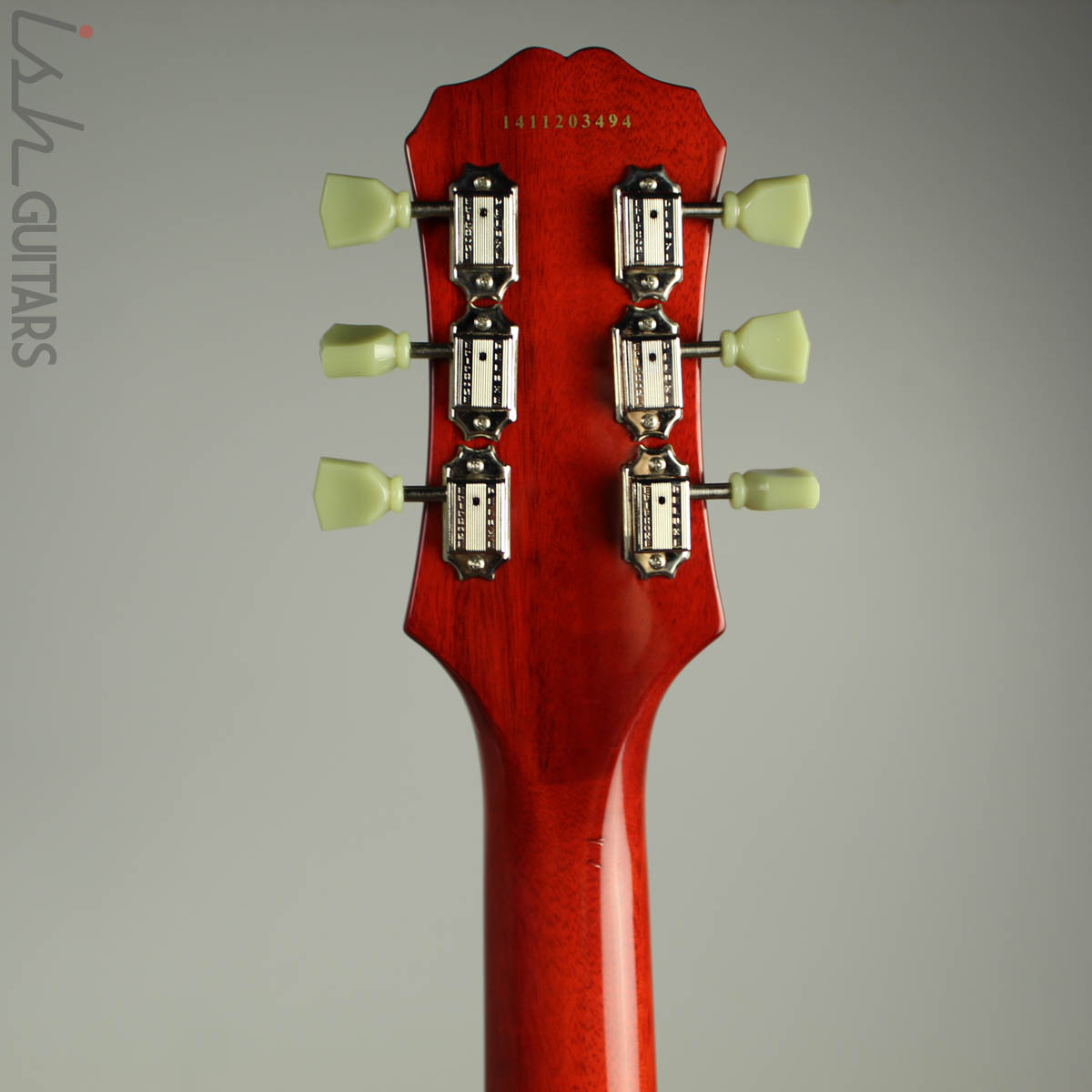 2014 Epiphone G-400 SG Pro Left Handed Cherry w/ Bigsby – Ish Guitars