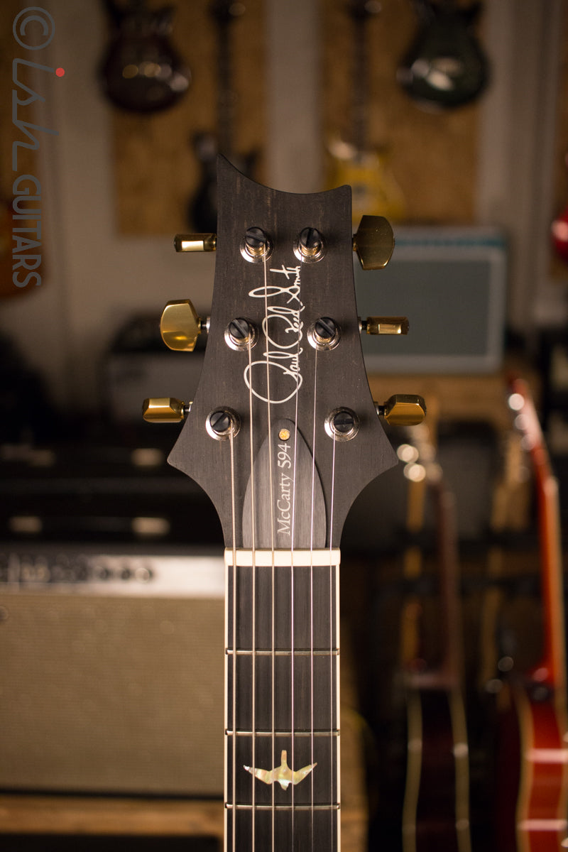 2017 Paul Reed Smith PRS McCarty 594 10 Top Custom Color Solid Rosewood Neck Gray Black Smokewrap Burst