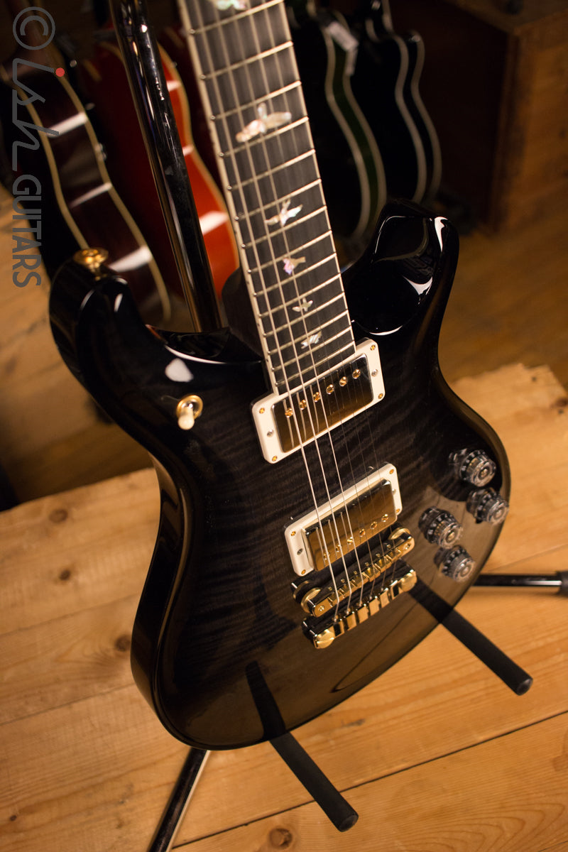 2017 Paul Reed Smith PRS McCarty 594 10 Top Custom Color Solid Rosewood Neck Gray Black Smokewrap Burst
