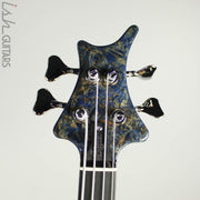 Ritter R8 Singlecut Bass Guitar Solid Maple Burl