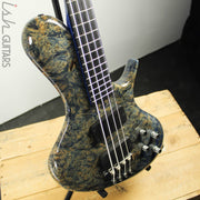 Ritter R8 Singlecut Bass Guitar Solid Maple Burl