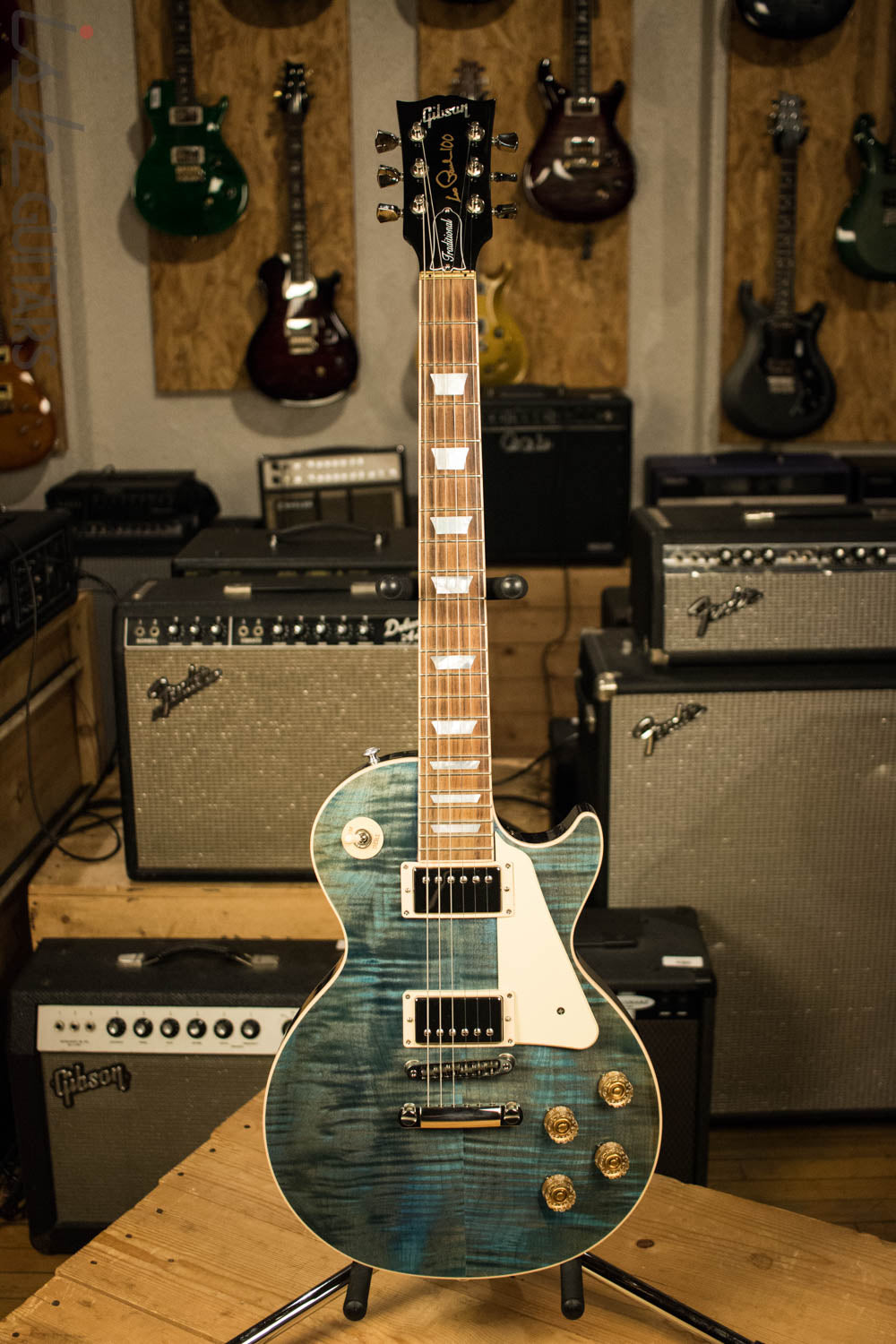 Gibson Traditional Les Paul 100 2015 Ocean Blue