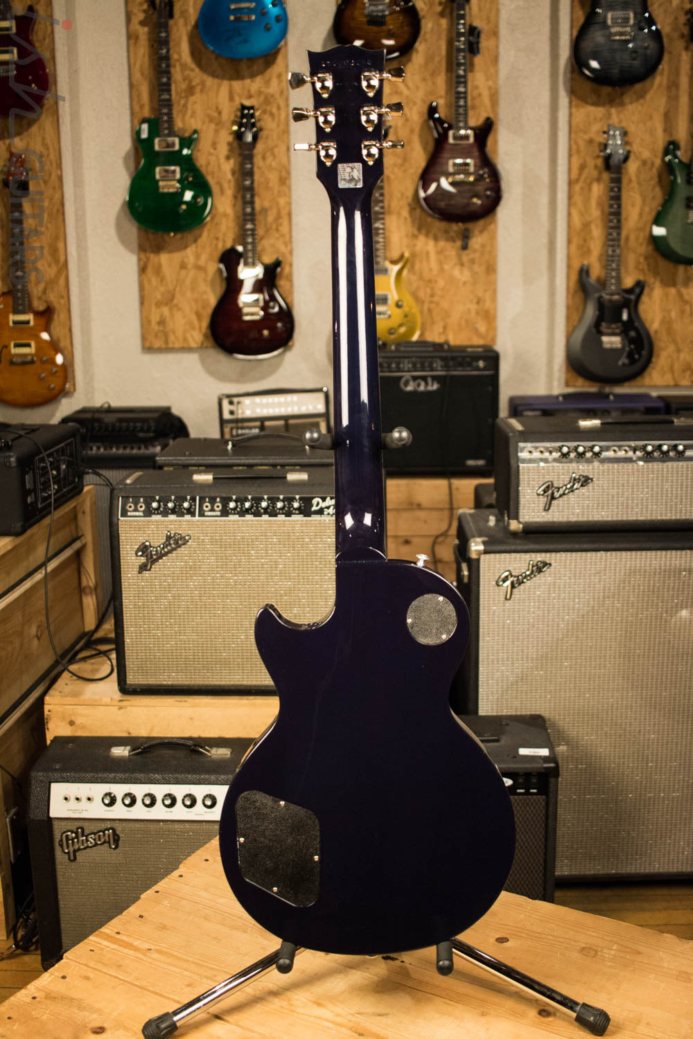 Gibson Traditional Les Paul 100 2015 Ocean Blue – Ish Guitars
