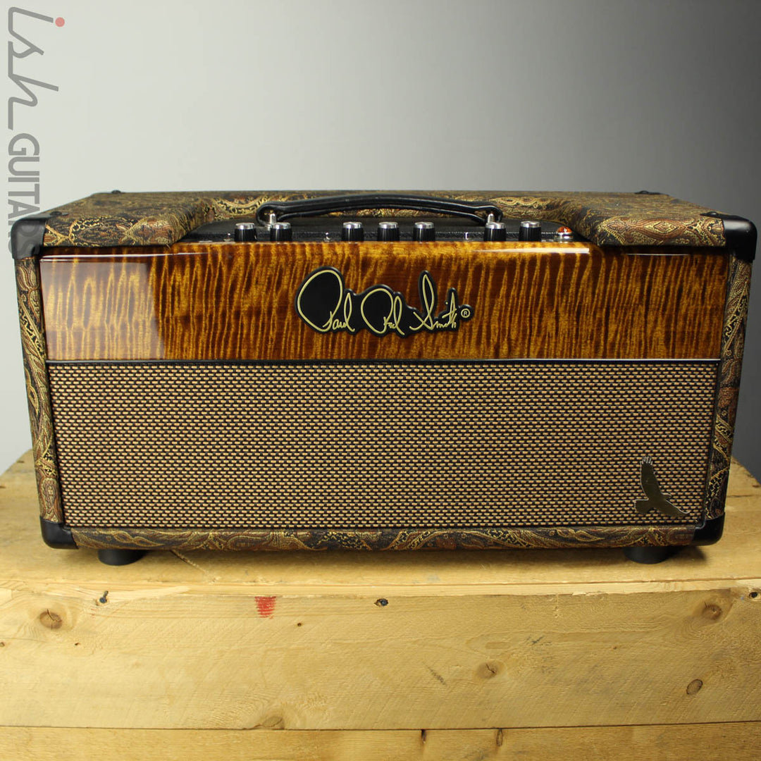 2015 Paul Reed Smith PRS HXDA 50 Watt Amplifier Head Paisley/Amber Flame W/ ROAD CASE