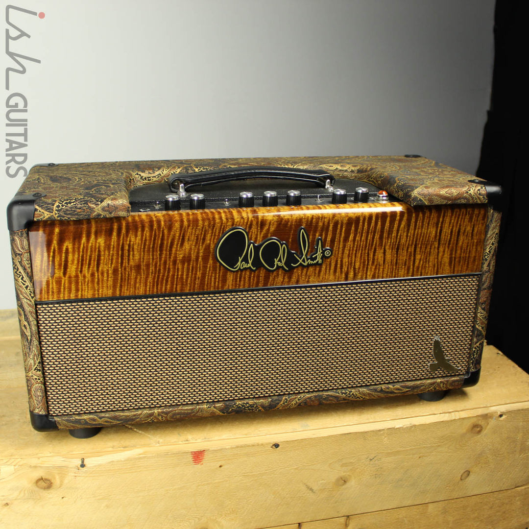 2015 Paul Reed Smith PRS HXDA 50 Watt Amplifier Head Paisley/Amber Flame W/ ROAD CASE