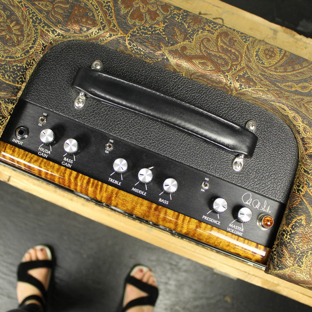 2015 Paul Reed Smith PRS HXDA 50 Watt Amplifier Head Paisley/Amber Flame W/ ROAD CASE