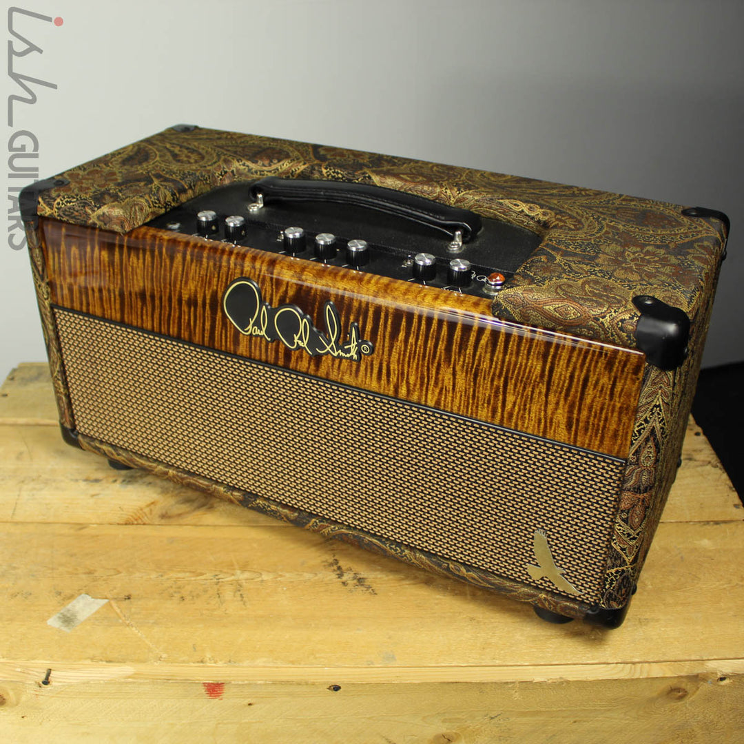 2015 Paul Reed Smith PRS HXDA 50 Watt Amplifier Head Paisley/Amber Flame W/ ROAD CASE