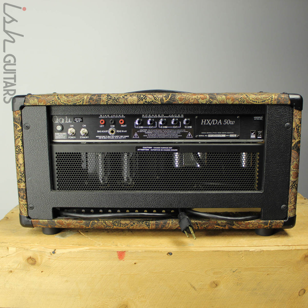 2015 Paul Reed Smith PRS HXDA 50 Watt Amplifier Head Paisley/Amber Flame W/ ROAD CASE