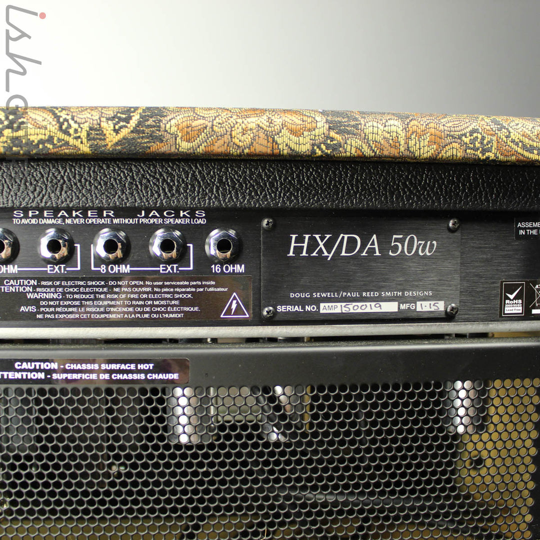 2015 Paul Reed Smith PRS HXDA 50 Watt Amplifier Head Paisley/Amber Flame W/ ROAD CASE
