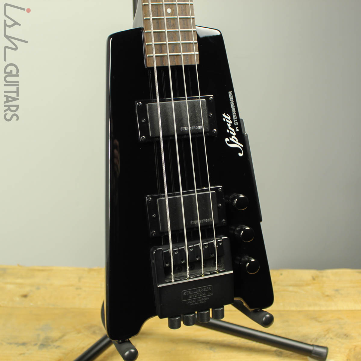 Steinberger Spirit XT-2 Bass Black w/ Gig Bag – Ish Guitars
