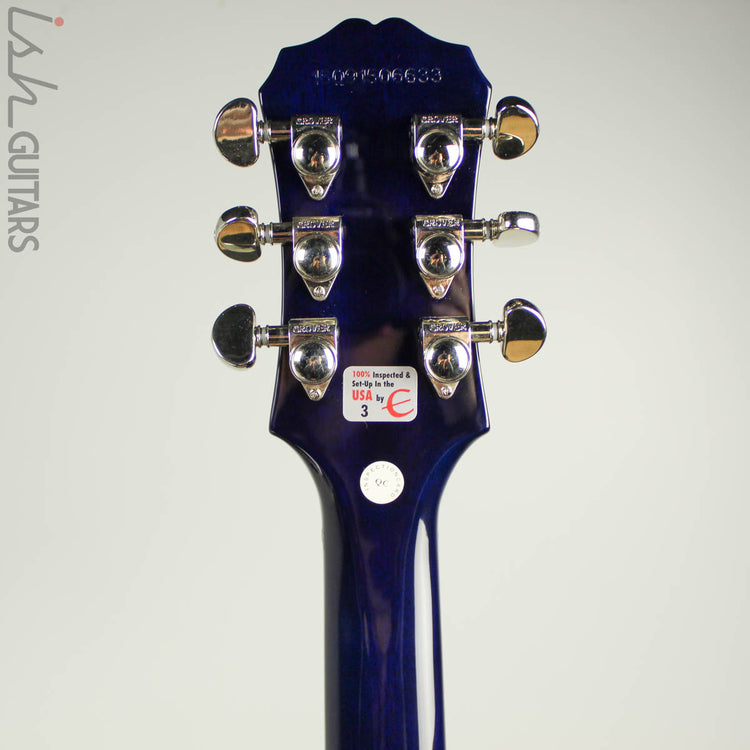 ギター Epiphone Les Paul Std PRO TS 2016S 2016 Epiphone Les Paul Standard Pro Blueburst – Ish Guitars