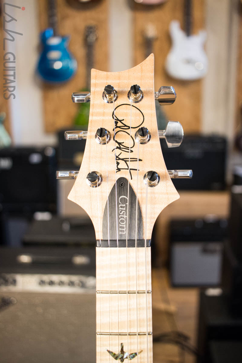 2018 PRS Experience Custom 24 Lefty 10 Top Flamed Maple Fretboard and Neck