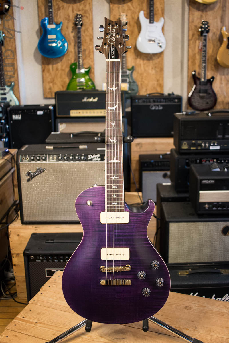 2018 PRS Experience BStock McCarty 594 Soapbar Singlecut LTD Satin Custom Color Purple