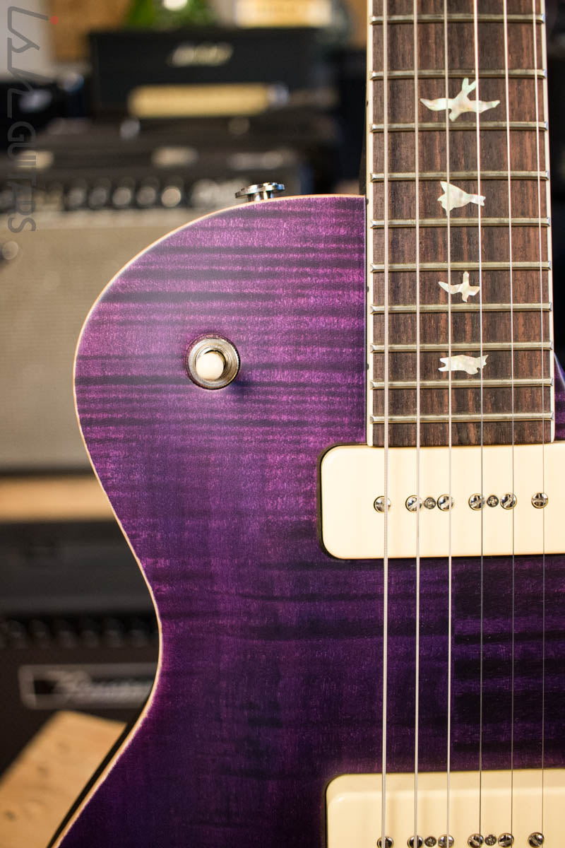 2018 PRS Experience BStock McCarty 594 Soapbar Singlecut LTD Satin Custom Color Purple