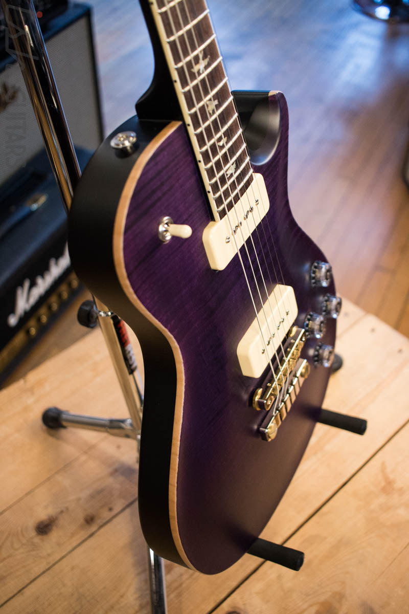 2018 PRS Experience BStock McCarty 594 Soapbar Singlecut LTD Satin Custom Color Purple
