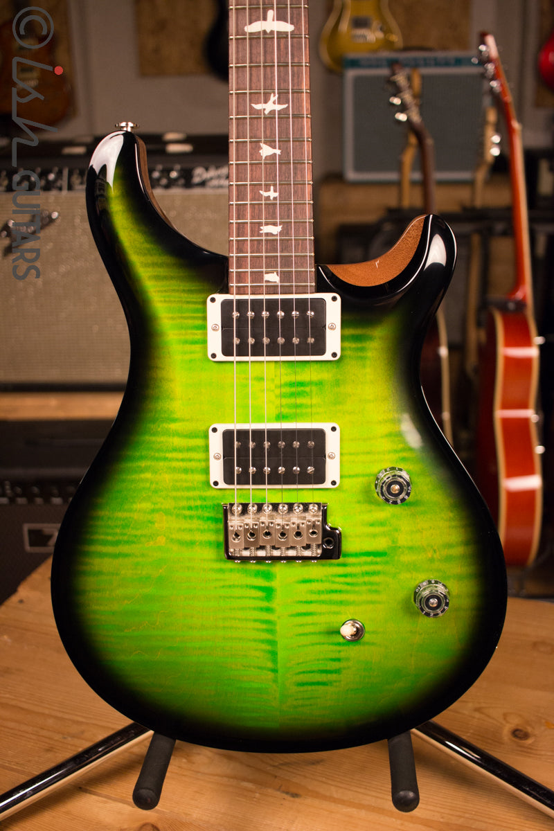 Paul Reed Smith PRS CE24 Custom Color Eriza Verde Burst Natural Back