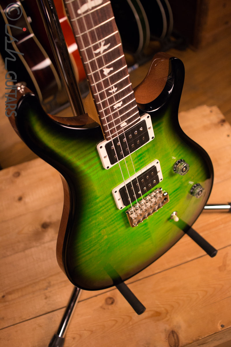 Paul Reed Smith PRS CE24 Custom Color Eriza Verde Burst Natural Back