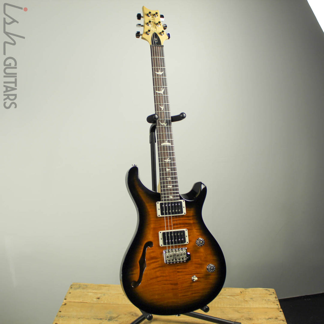 PRS CE 24 Semi-Hollow Amber Smokewrap Burst