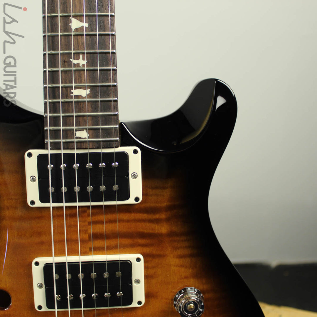 PRS CE 24 Semi-Hollow Amber Smokewrap Burst