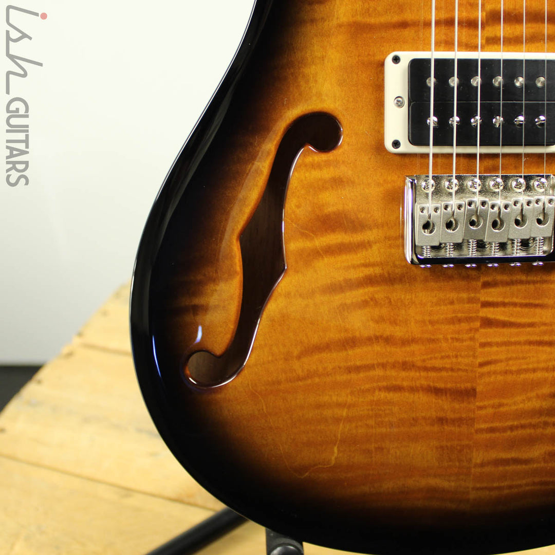PRS CE 24 Semi-Hollow Amber Smokewrap Burst