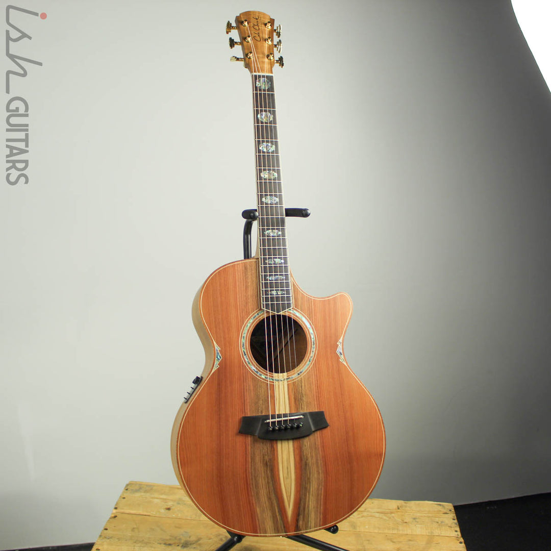 Cole Clark Angel 3 AN3EC-RDBL Redwood Top B-Stock