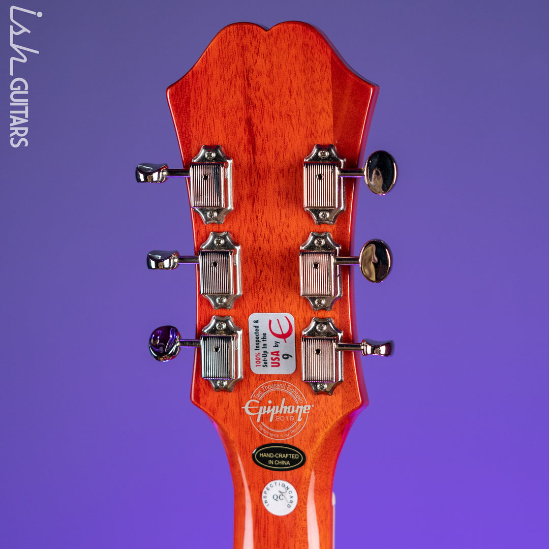 2018 Epiphone Casino Worn Sunrise Orange