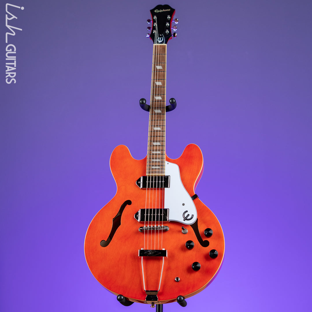 2018 Epiphone Casino Worn Sunrise Orange