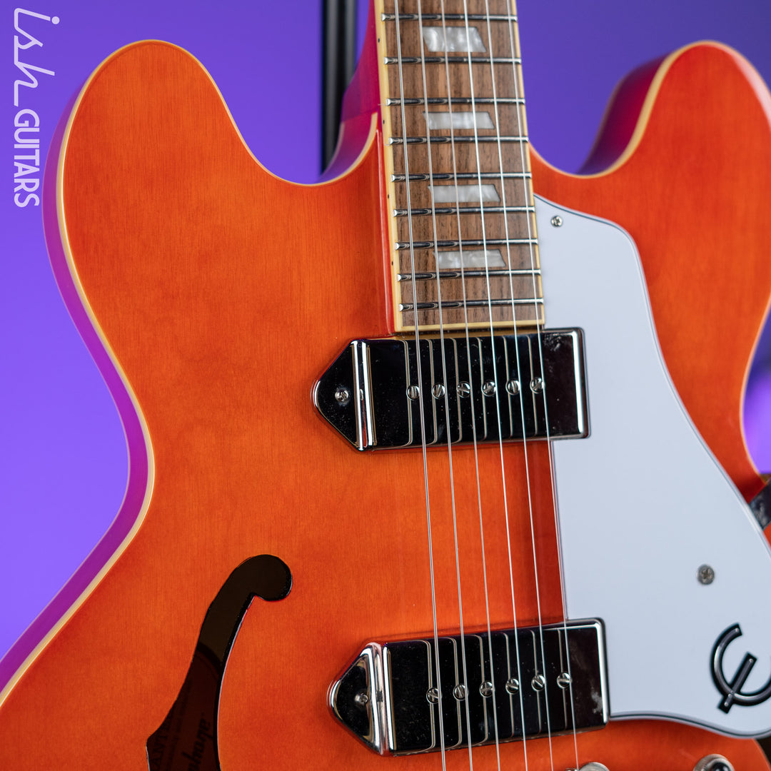 2018 Epiphone Casino Worn Sunrise Orange